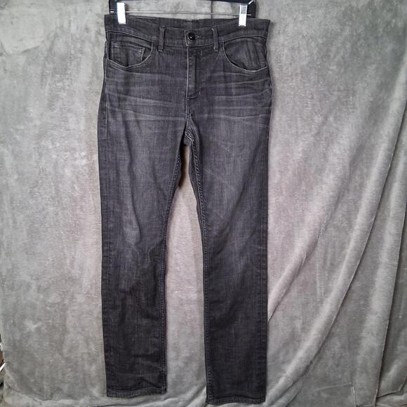 PAIGE Other - Paige Lennox Slim Straigh Jeans Mens 32x32 Black Wash Designer Denim Sample Tags